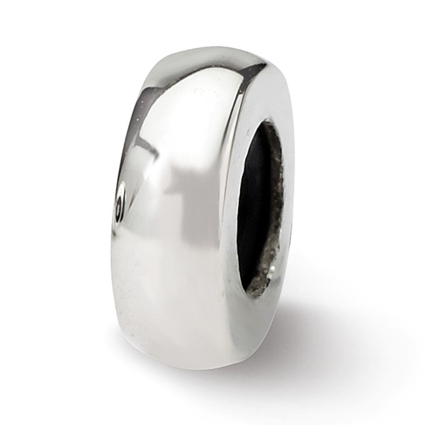 Reflection Beads Sterling Silver Stopper and Spacer Bead (9x3 mm)