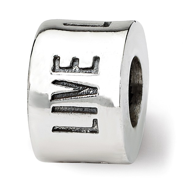 Reflections Sterling Silver Live Laugh Love Spacer Bead/Charm