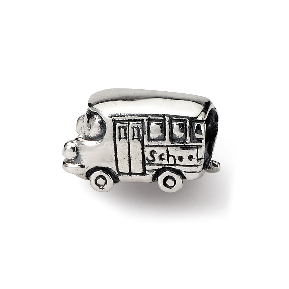 Picture of Reflection Beads QRS1020 Sterling Silver Kids Bus Bead