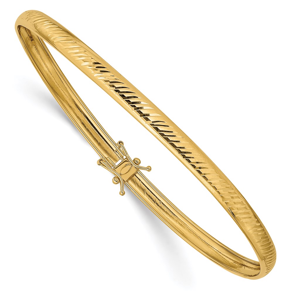 Gold Classics(tm) 14kt. Yellow Gold Polished Flexible Bangle -  Fine Jewelry Collections, DB599