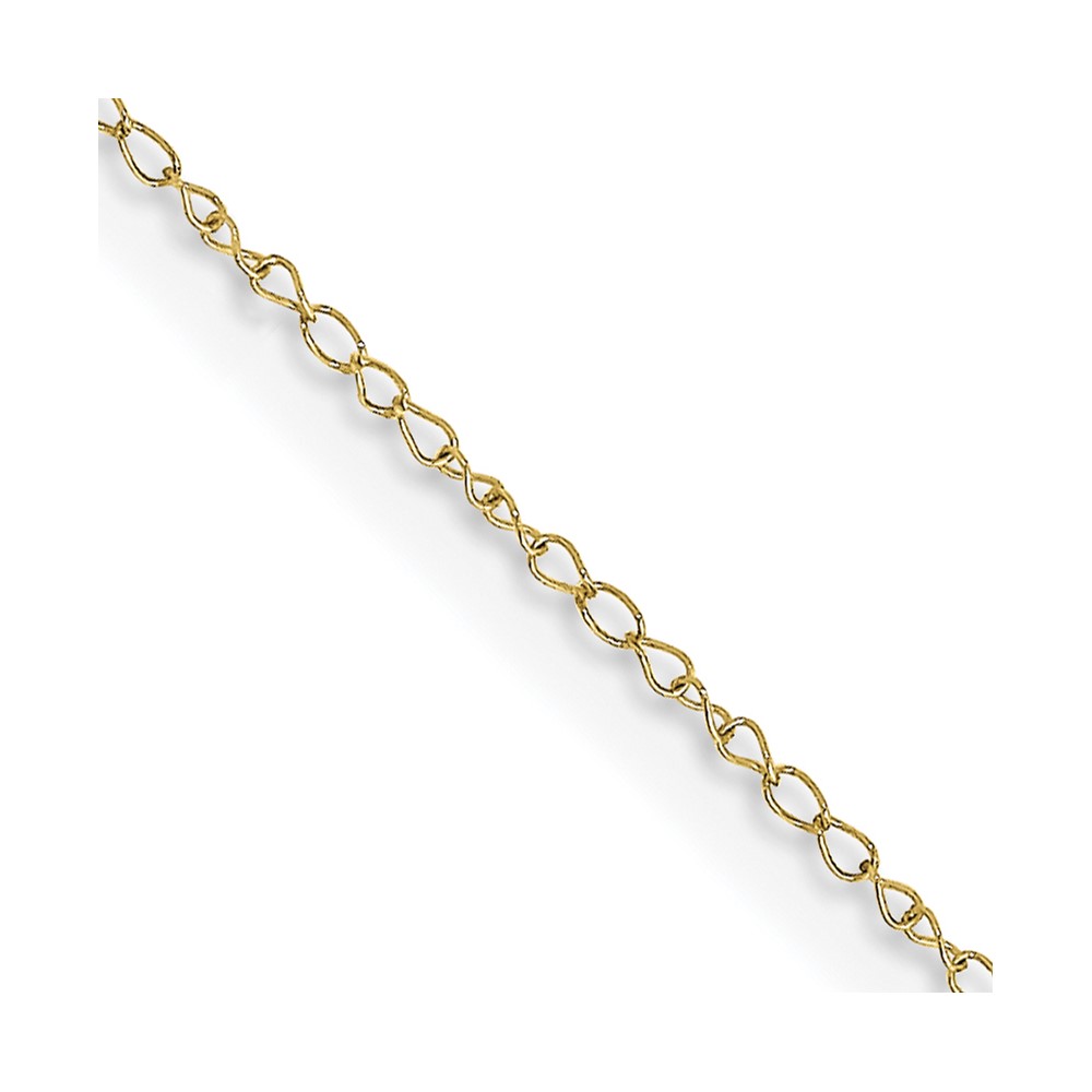 Picture of Finest Gold 10K Yellow Gold 0.42 mm Carded 16 in. Curb Chain