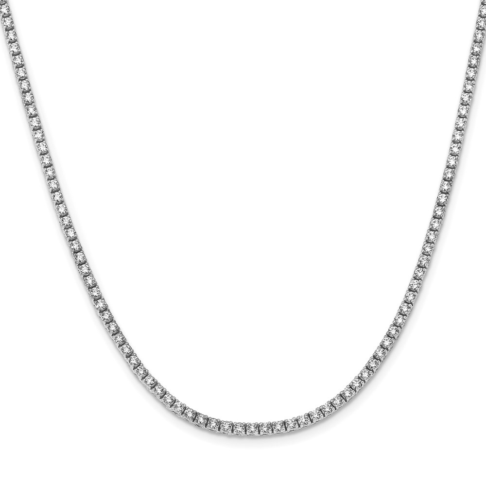 Picture of Finest Gold 14K White Gold 17.5 in. 2.2 mm 163-Stone Necklace Mounting