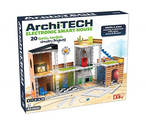 834509006078 Archi-Tech Electronic Smart House - 63 Piece