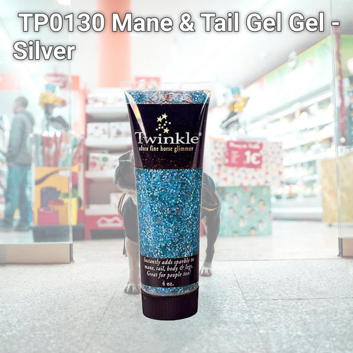Picture of Twinkle Glitter Products TP0130 Mane & Tail Gel Gel - Silver