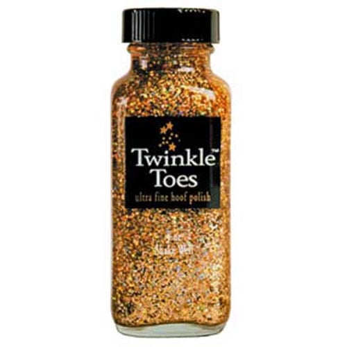 Picture of Twinkle Glitter Products TP0515 4 oz Toes Hoof Polish, Gold