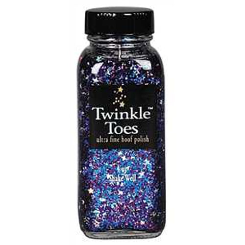 Picture of Twinkle Glitter Products TP0530 4 oz Toes Hoof Polish, Rainbow Stars