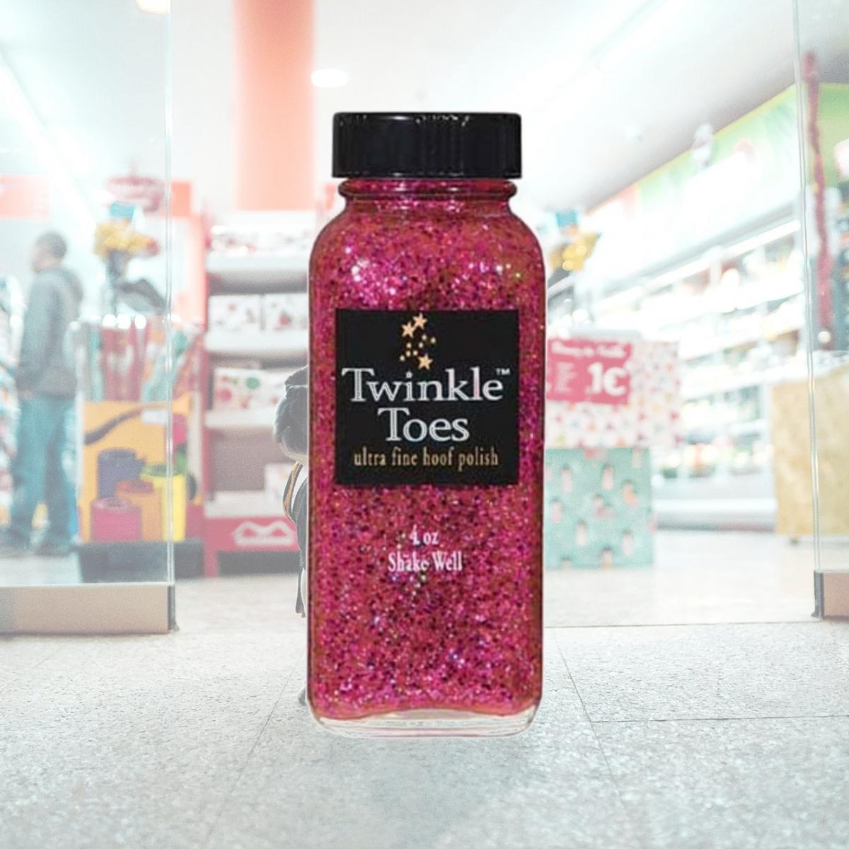 Picture of Twinkle Glitter Products TP0540 4 oz Toes Hoof Polish, Hot Pink