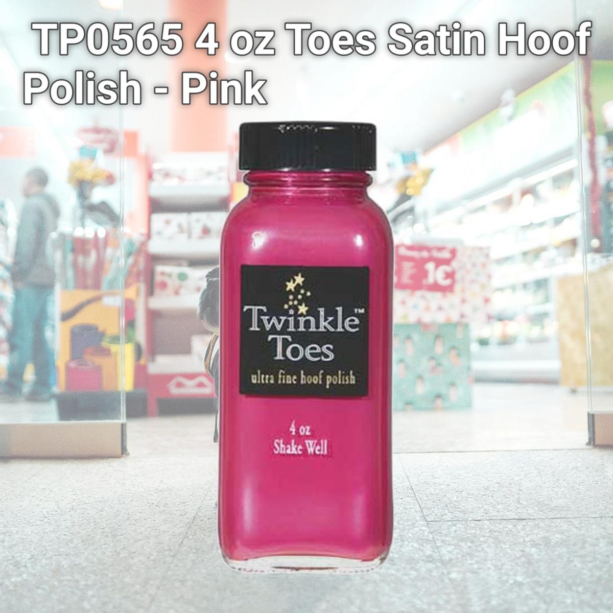 Picture of Twinkle Glitter Products TP0565 4 oz Toes Satin Hoof Polish - Pink