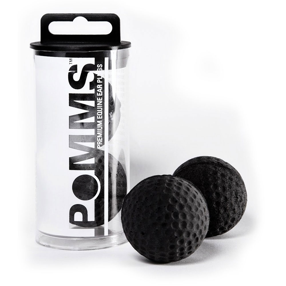 Picture of Equine Healthcare 9508100000 Pomms Equine Ear Plugs, Pony - Black