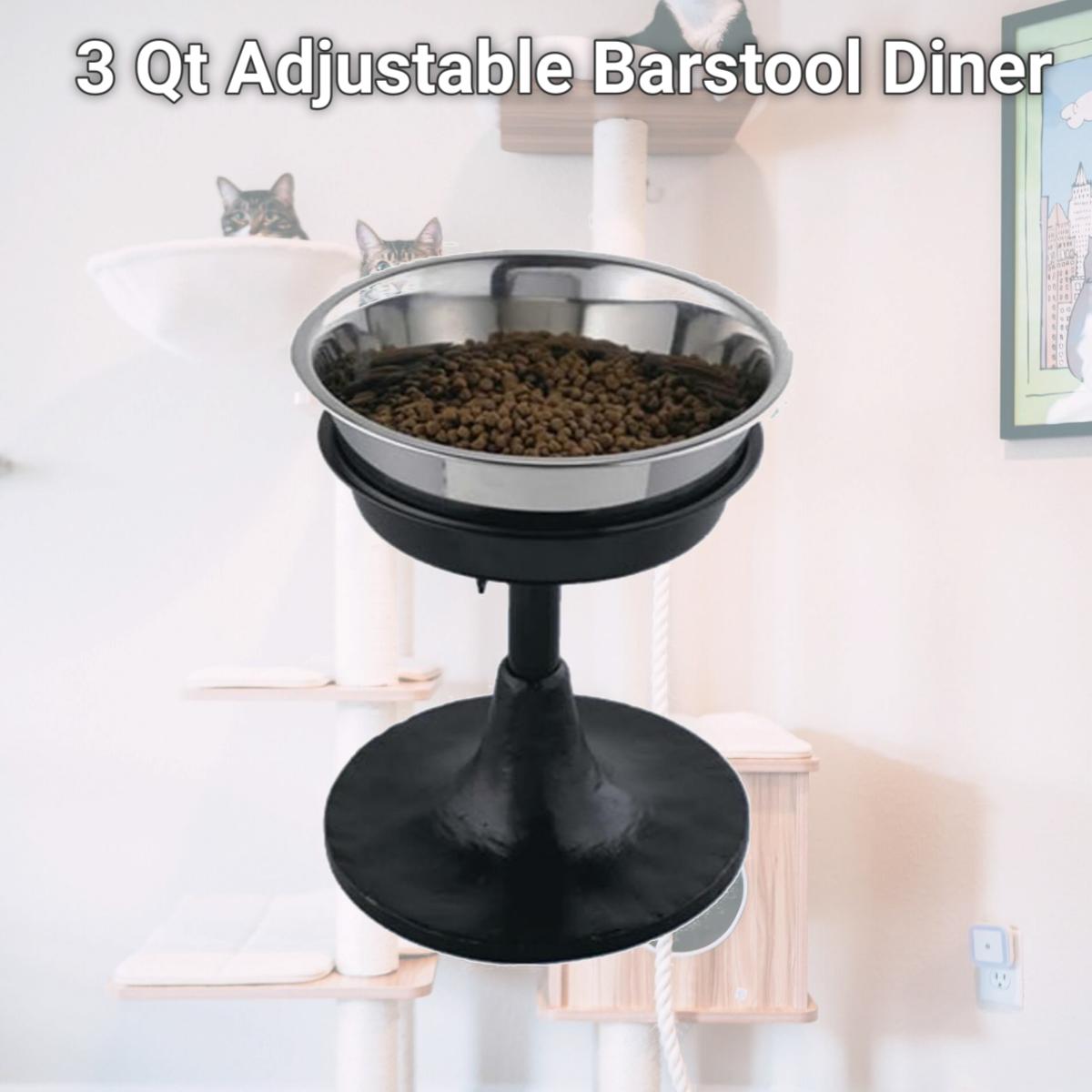 Picture of QT Dog 3073 3 Qt Adjustable Barstool Diner