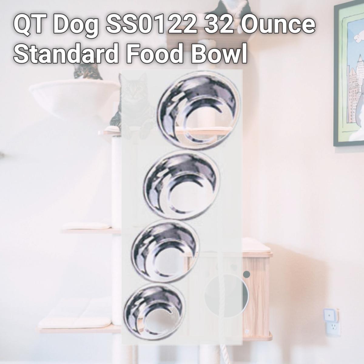 Picture of QT Dog SS0122 32 Ounce Standard Food Bowl