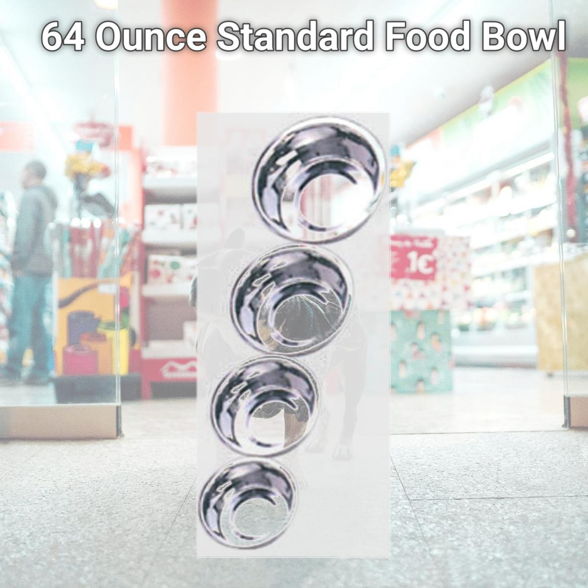 Picture of QT Dog SS0123 64 Ounce Standard Food Bowl