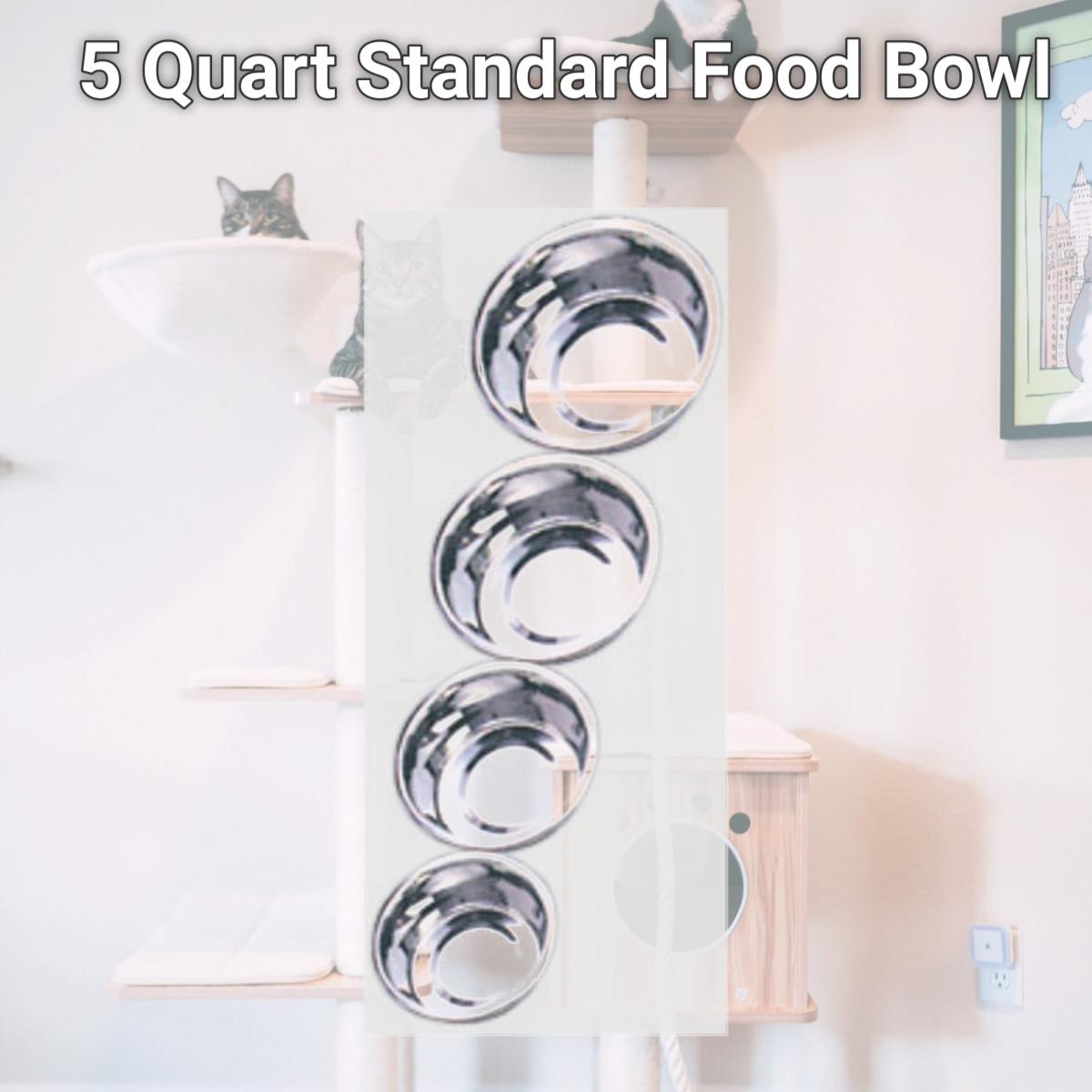Picture of QT Dog SS0125 5 Quart Standard Food Bowl