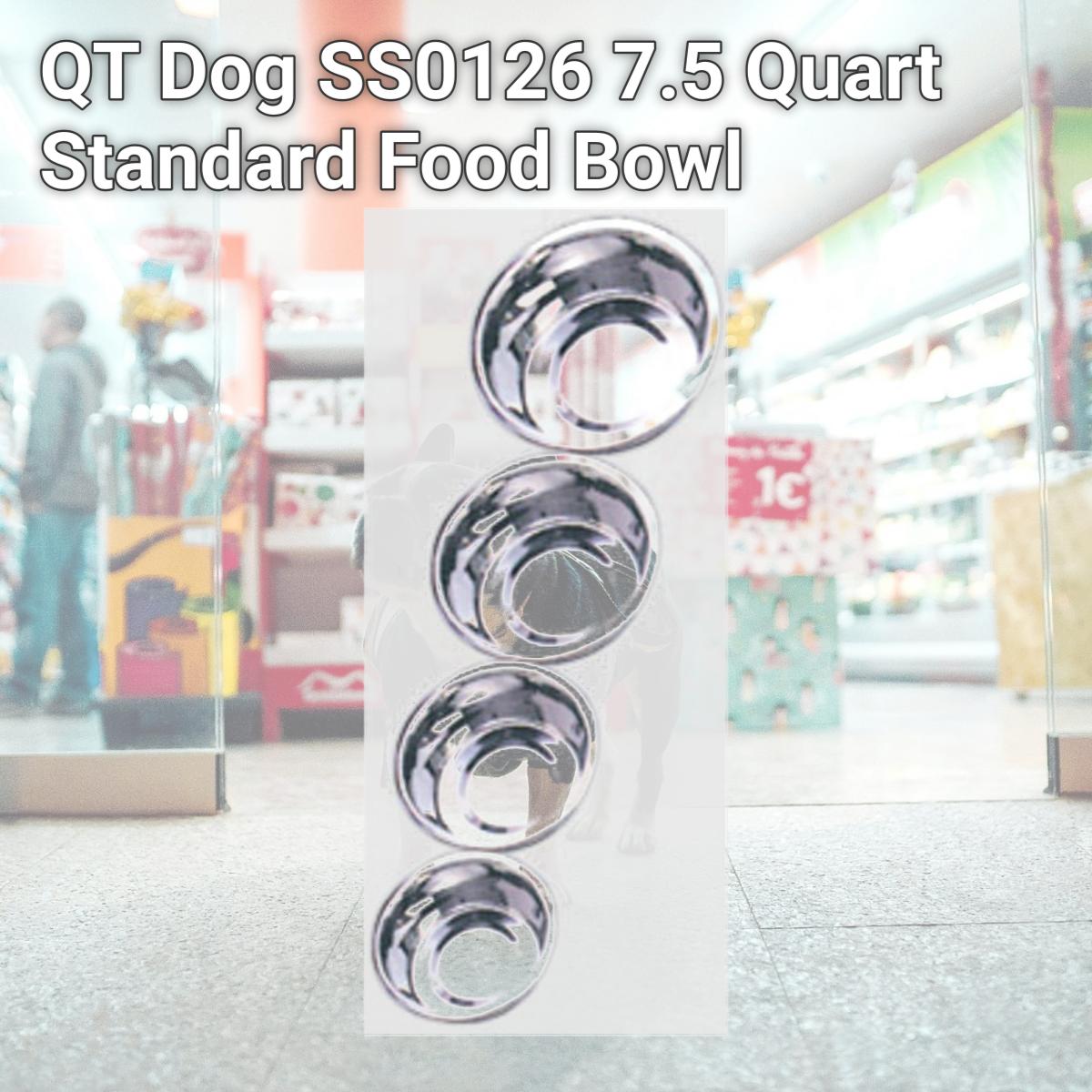 Picture of QT Dog SS0126 7.5 Quart Standard Food Bowl