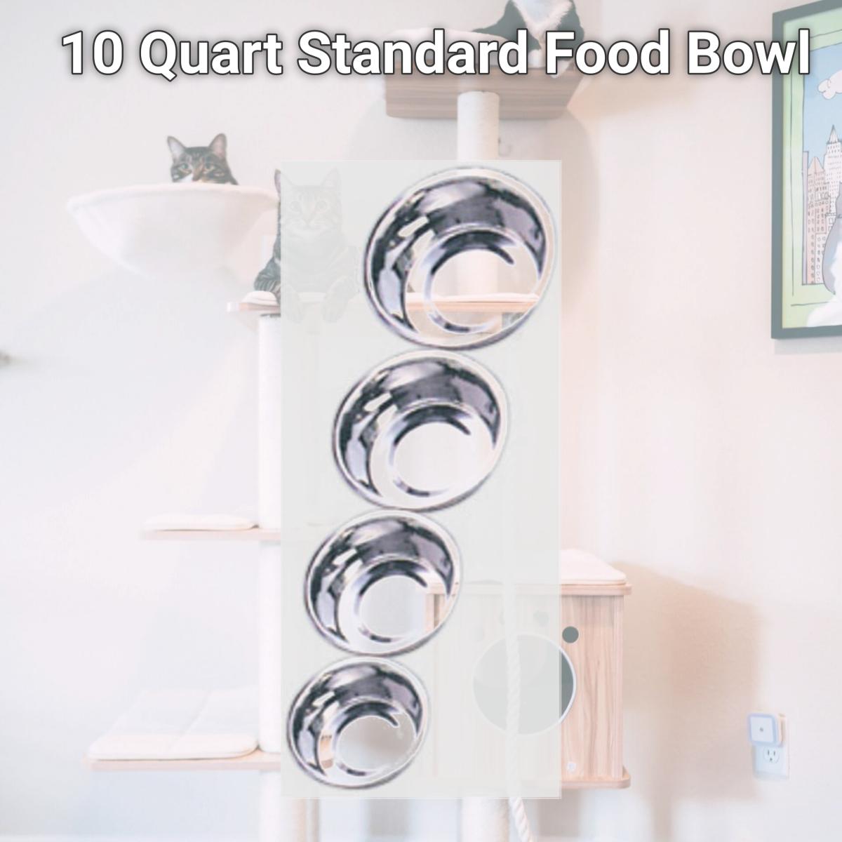 Picture of QT Dog SS0127 10 Quart Standard Food Bowl