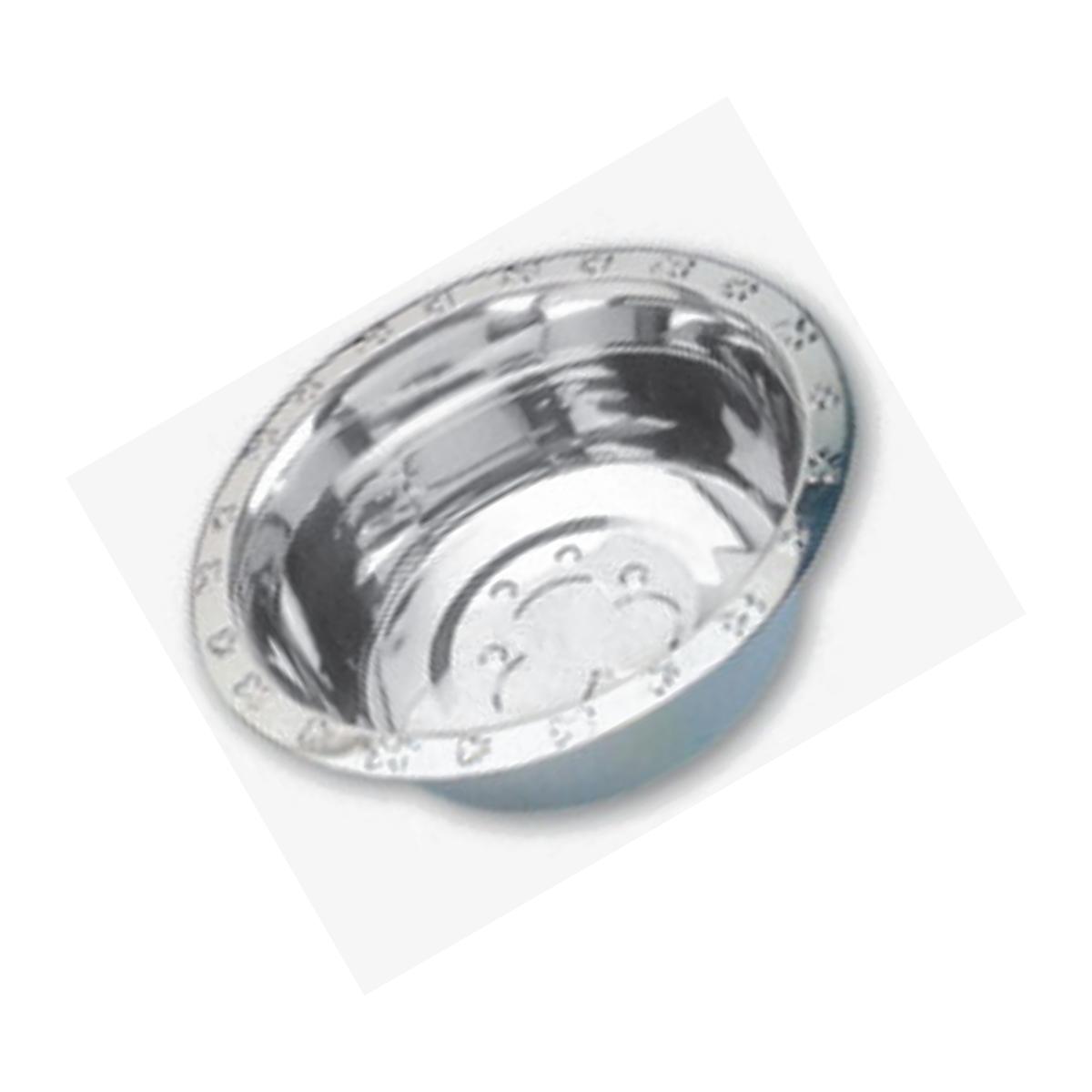 Picture of QT Dog SS0215 5 Quart Embossed Rim Standard Food Bowl