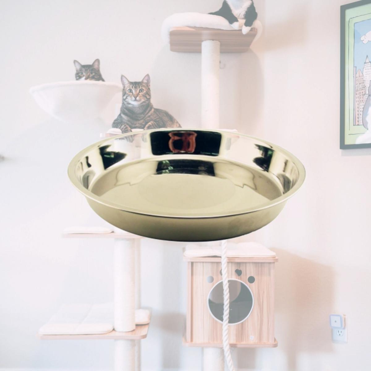 Picture of QT Dog SS0247 8&quot; Puppy Pan - Stainless Steel
