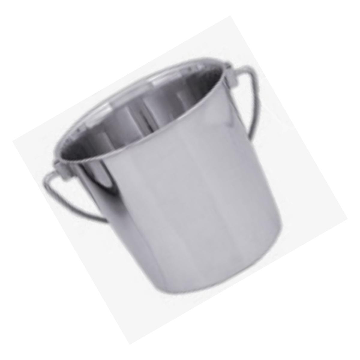 Picture of QT Dog SS0141 2 Quart Bucket - Stainless Steel