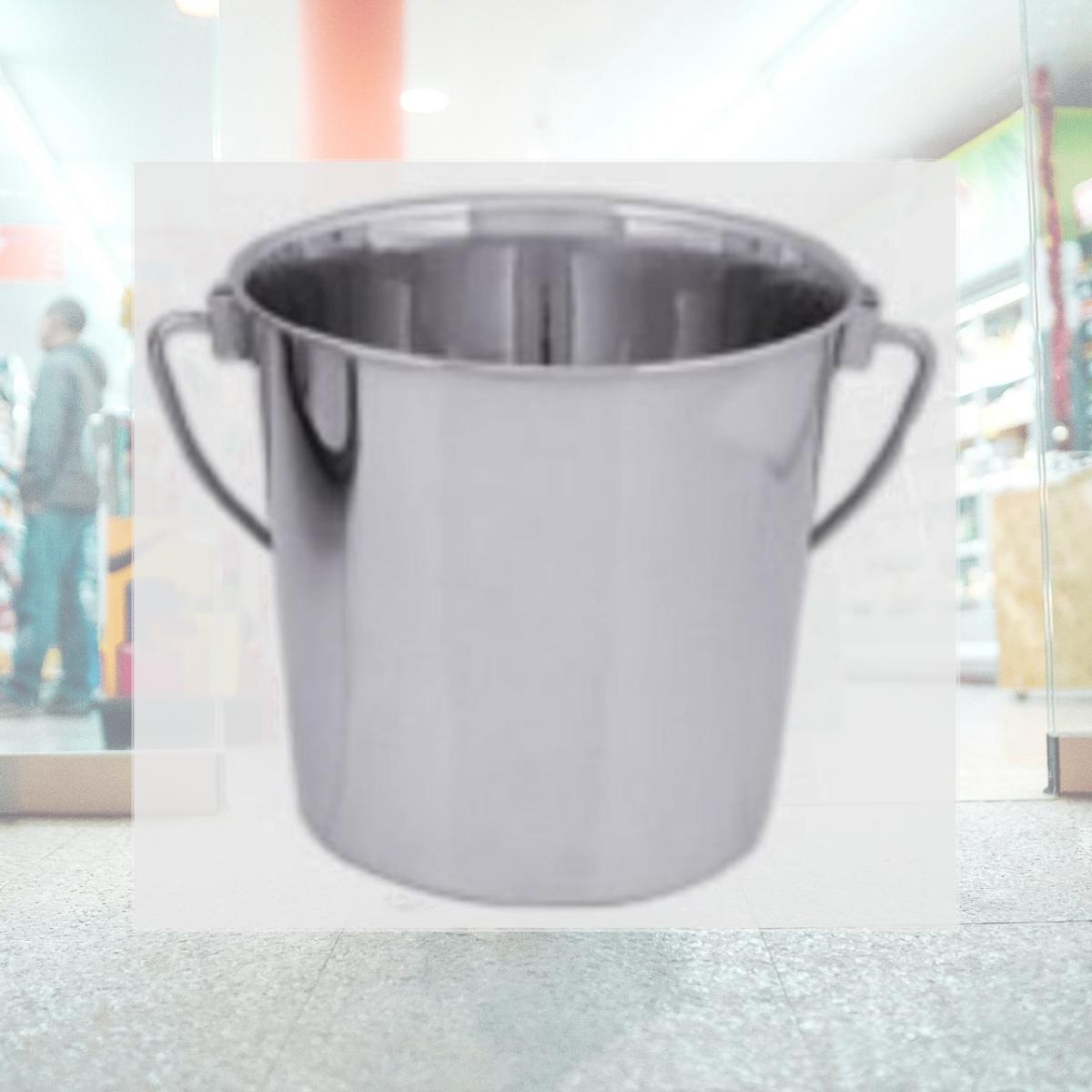 Picture of QT Dog SS0146 16 Quart Bucket - Stainless Steel