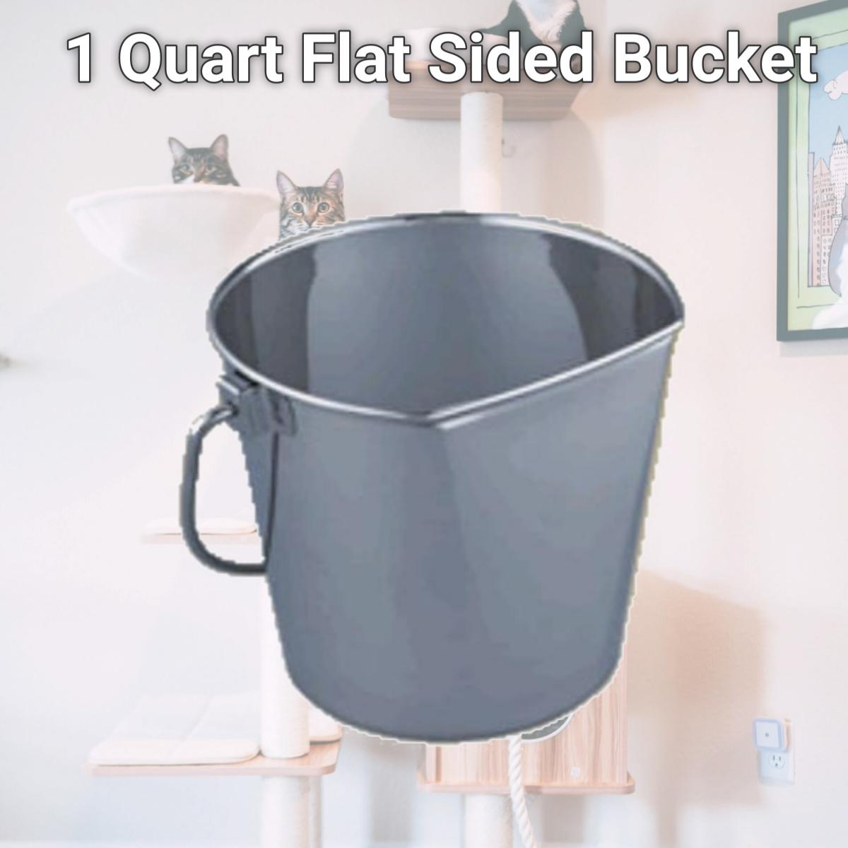 Picture of QT Dog SS0220 1 Quart Flat Sided Bucket