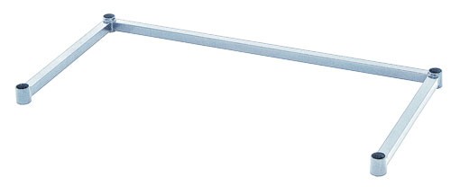 Quantum Storage 2448FC Chrome Square Tubing 3 Sided Frame, 24 x 48 in.