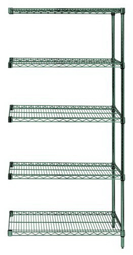 Wire Shelving 5 Shelf Add on Units Storage Rack Proform - 86 in.