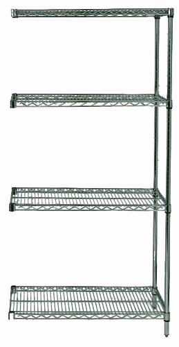 Wire Shelving 4 Shelf Add on Units Storage Rack Proform - 86 in.