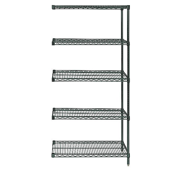 Wire Shelving 5 Shelf Add on Units Storage Rack Proform - 86 in.