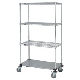 3-Wire Shelf Mobile Cart - 74 in.