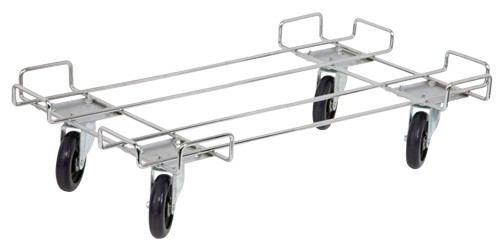 Quantum Storage M2036BD Dolly Base for Chrome Wire Shelving Stacking Baskets - 20 x 36 in.