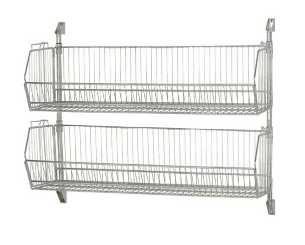 Wire Baket Cantilever Wall Mount - 20 x 48 x 12 in.