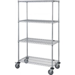 4-Wire Shelf Mobile Cart - 63 in.