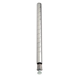 Quantum Storage P39C Wire Shelving Post Chrome - 39 in.