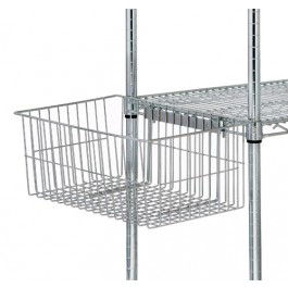 Picture of Quantum Storage UB10 Chrome Wire Shelving Utility Basket