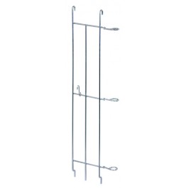 Quantum Storage TS32C Chrome 32 in. Wire Shelving Tray Cart Stops