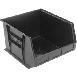 Black Conductive ESD Plastic Storage Bin - 18 x 16.5 x 11 in. - Anti-Static Protection