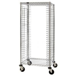 Wire Shelving Tray Cart - 30 x 21 x 69 in.