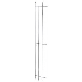 Chrome 62 in. Wire Shelving Tray Slide Set
