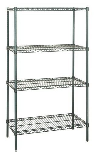 Wire Shelving 4-Shelf Starter Units - Proform, 21 x 36 x 74 in.