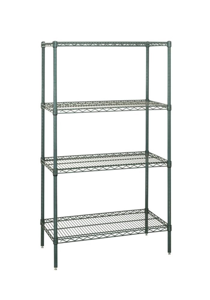 Proform Wire 4 Shelf Unit - 14 x 72 x 86 in.