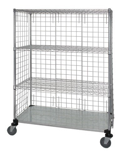 Linen Cart, 24 x 36 x 80 in. Enclosed
