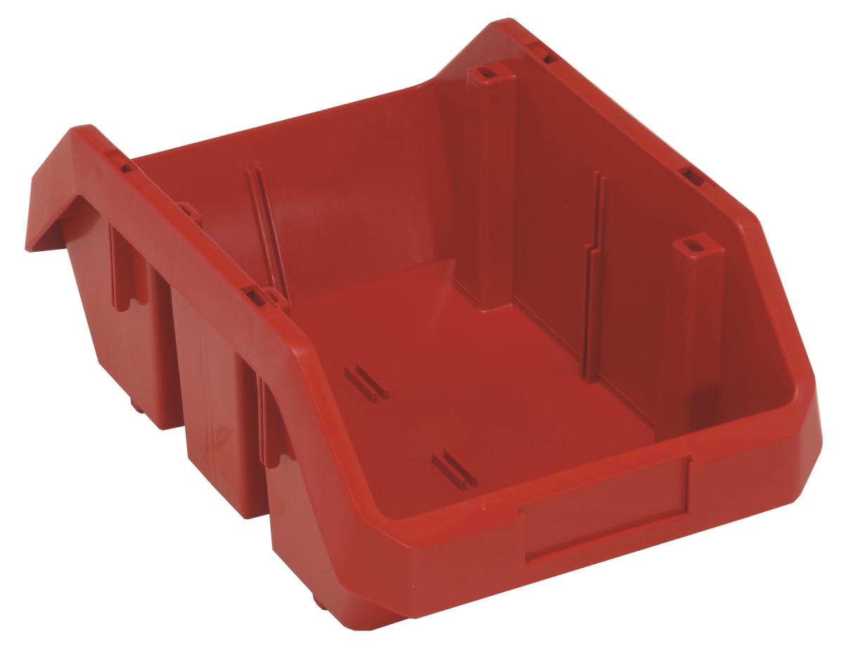 QP1285RD QuickPick Shelf Bin, Red - 12.5 x 8.375 x 5 in.