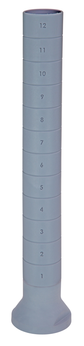 Quantum Food Service QPP26 Millenia 26 Stationary Polymer Post, Gray