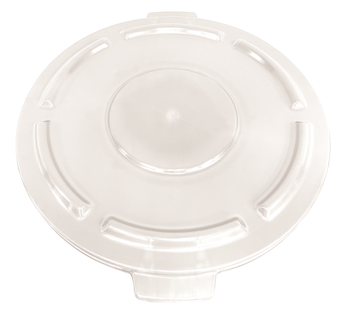 Quantum Storage CTC-L20WT 19.5 in. dia. Round Heavy-Duty Utility Polyethylene Container Lid for 20 gal, White
