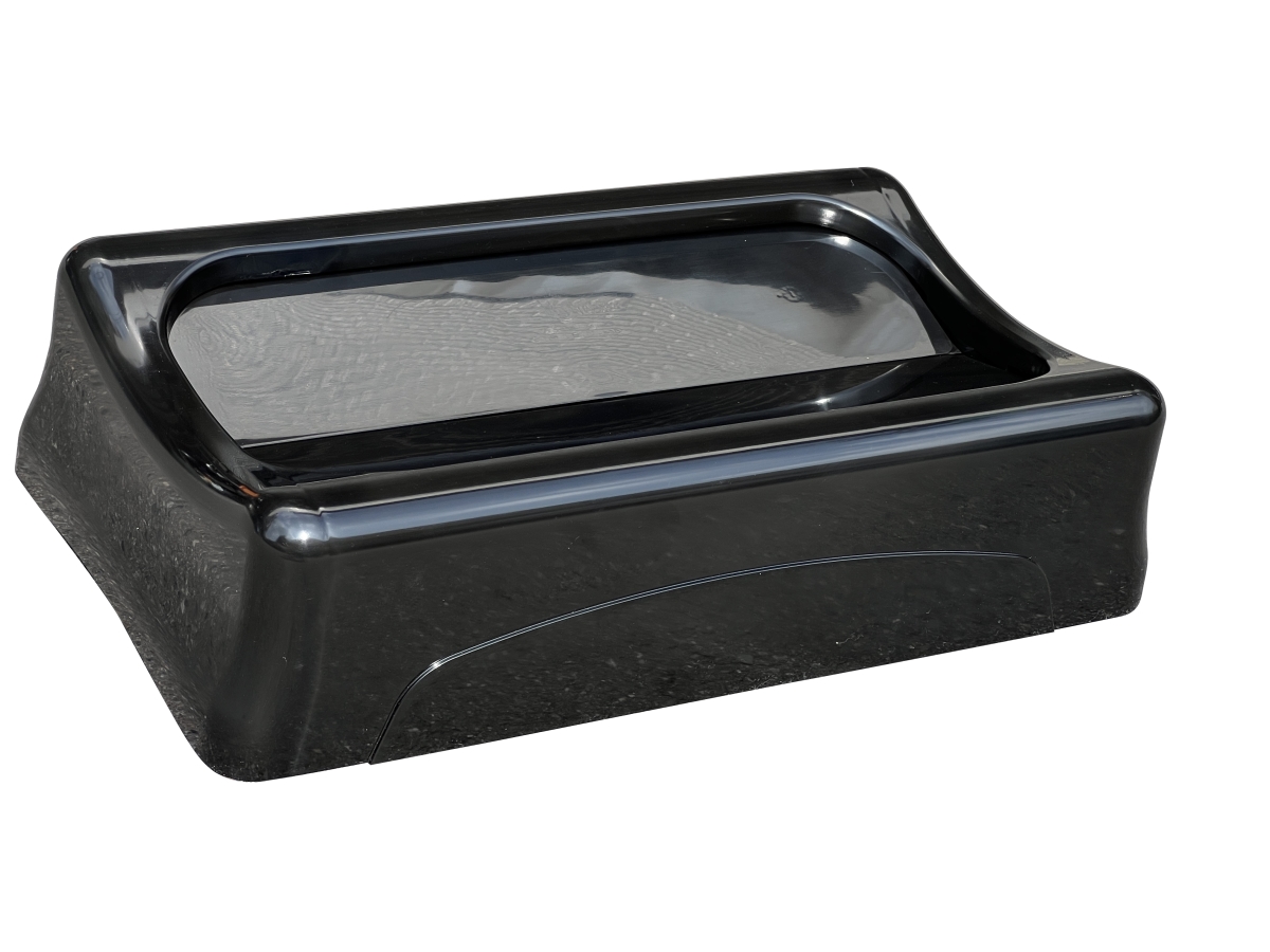Quantum Storage CTH-LDSGY Thin Polypropylene Container Drop Shot Lid, Gray