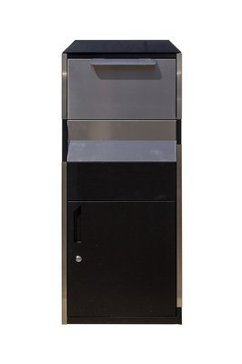 WF-WPB014BKST Locking Parcel Drop , Black