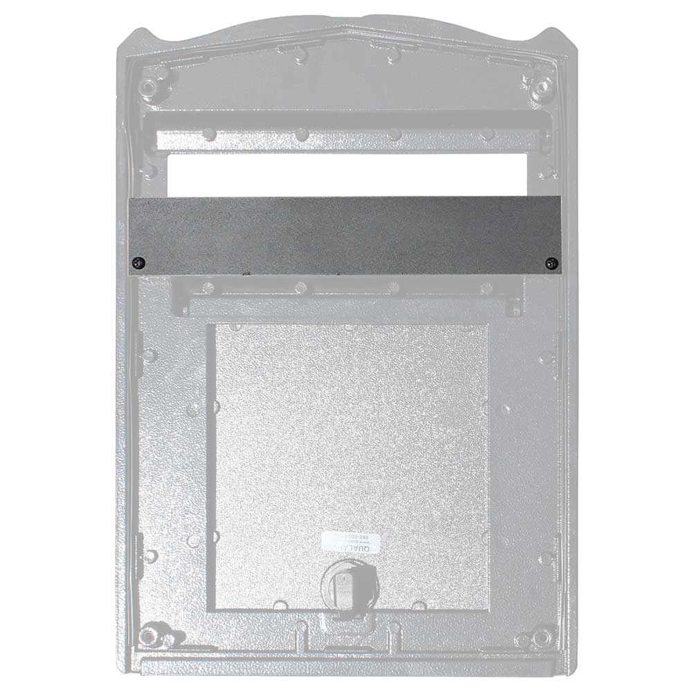 9 in. High Security Plate for Bloomsbury or Kingsbury Mailboxes - Black