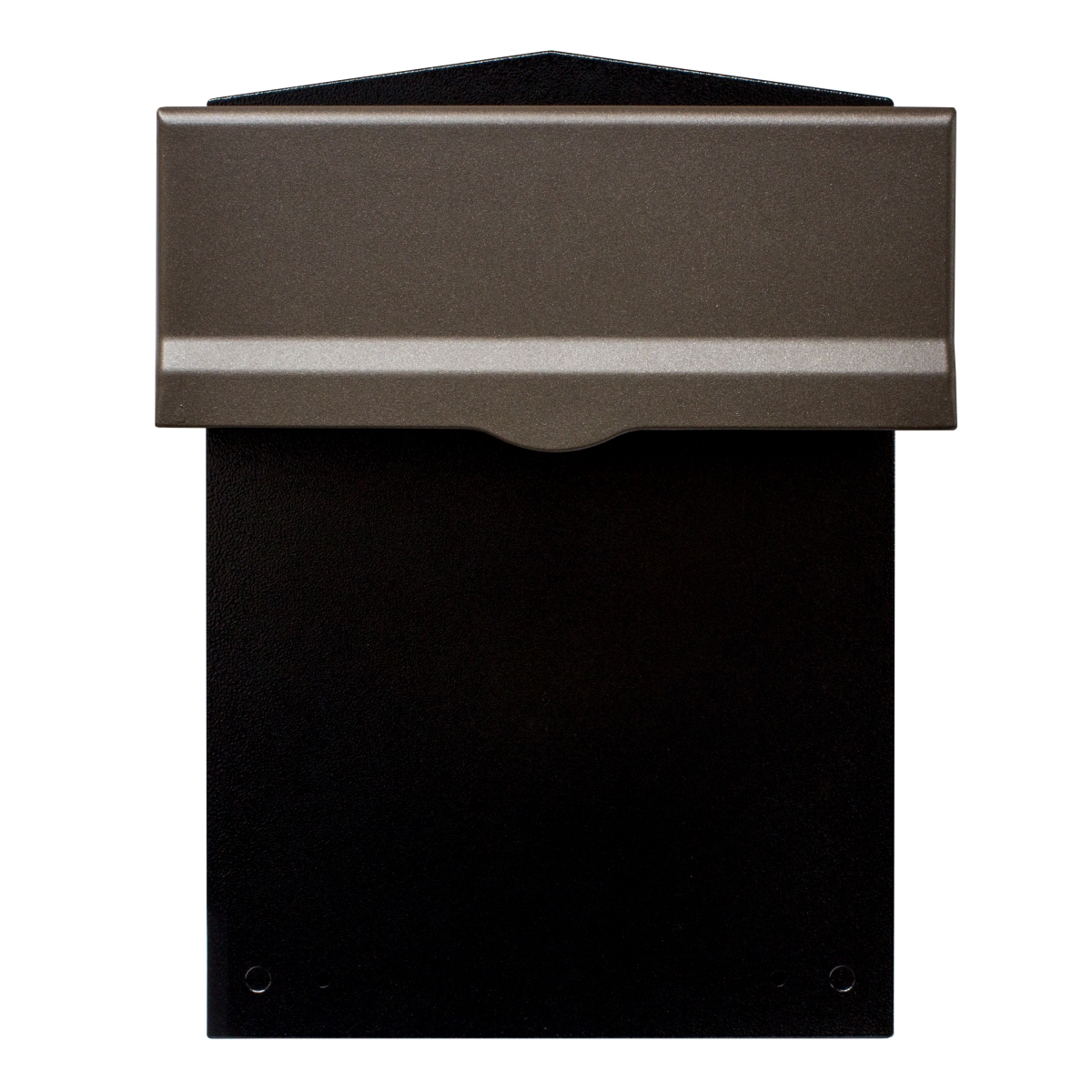 LIB-BRZ-LM6-810 Liberty Rear Access Collection Box with Bronze Letter Plate & 8-10 in. Adjustable Chute