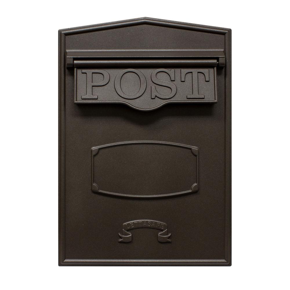 18 in. Bloomsbury Rear Retrieval Mailbox - Bronze Color