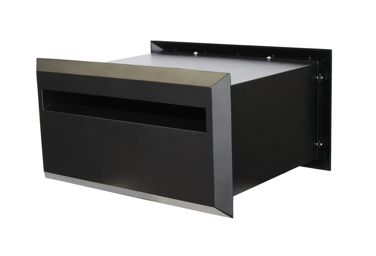 Fenwood Adjustable Column Mount Locking Mailbox - Bronze